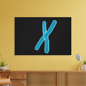 Conceptueel Afbeelding van chromosoom 3 Canvas Afdruk (Insitu (Woonkamer))
