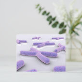 Conceptueel Afbeelding van chromosoom 4 Briefkaart (Staand voorkant)