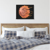 Conceptueel Afbeelding van de anatomie van de bors Canvas Afdruk (Insitu (Slaapkamer))