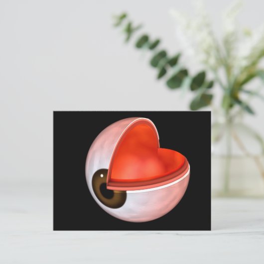 Conceptueel Afbeelding van de anatomie van de mens Briefkaart (Staand voorkant)