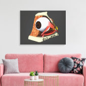 Conceptueel Afbeelding van de anatomie van de mens Canvas Afdruk (Insitu (Woonkamer))