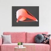 Conceptueel Afbeelding van de anatomie van de mens Canvas Afdruk (Insitu (Woonkamer))