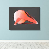 Conceptueel Afbeelding van de anatomie van de mens Canvas Afdruk (Insitu (Houten vloer))