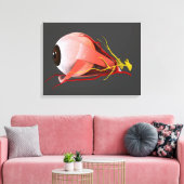 Conceptueel Afbeelding van de anatomie van de mens Canvas Afdruk (Insitu (Woonkamer))