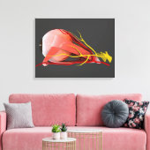 Conceptueel Afbeelding van de anatomie van de mens Canvas Afdruk (Insitu (Woonkamer))