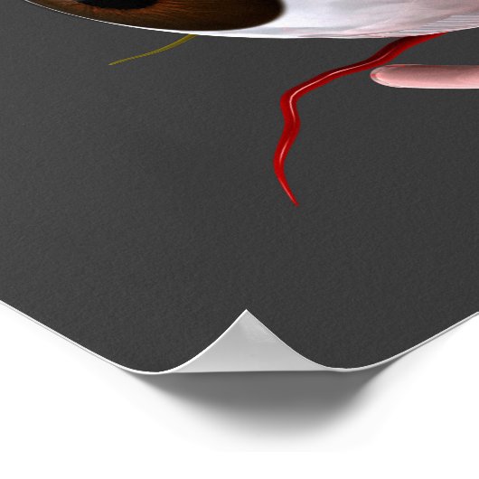 Conceptueel Afbeelding van de anatomie van de mens Poster (Hoek)