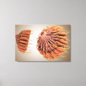 Conceptueel Afbeelding van de borstanatomie van he Canvas Afdruk (Voorkant)