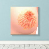 Conceptueel Afbeelding van de borstanatomie van Vr Canvas Afdruk (Insitu (Houten vloer))