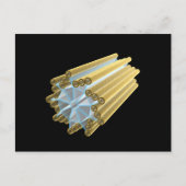 Conceptueel Afbeelding van de centriool Briefkaart (Voorkant)