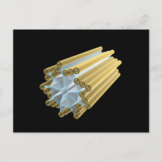 Conceptueel Afbeelding van de centriool Briefkaart (Voorkant)