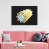 Conceptueel Afbeelding van de centriool Canvas Afdruk (Insitu (Woonkamer))