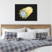 Conceptueel Afbeelding van de centriool Canvas Afdruk (Insitu (Slaapkamer))