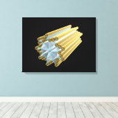 Conceptueel Afbeelding van de centriool Canvas Afdruk (Insitu (Houten vloer))