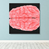 conceptueel Afbeelding van de menselijke hersenen  Canvas Afdruk (Insitu (Houten vloer))