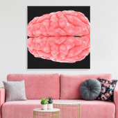 conceptueel Afbeelding van de menselijke hersenen  Canvas Afdruk (Insitu (Woonkamer))