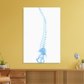 Conceptueel Afbeelding van de menselijke ruggengra Canvas Afdruk (Insitu (Woonkamer))