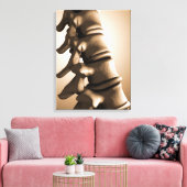 Conceptueel Afbeelding van de menselijke ruggengra Canvas Afdruk (Insitu (Woonkamer))