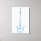 Conceptueel Afbeelding van de menselijke ruggengra Canvas Afdruk (Voorkant)