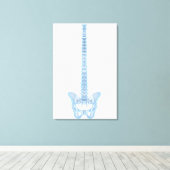 Conceptueel Afbeelding van de menselijke ruggengra Canvas Afdruk (Insitu (Houten vloer))