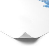 Conceptueel Afbeelding van de menselijke ruggengra Poster (Hoek)