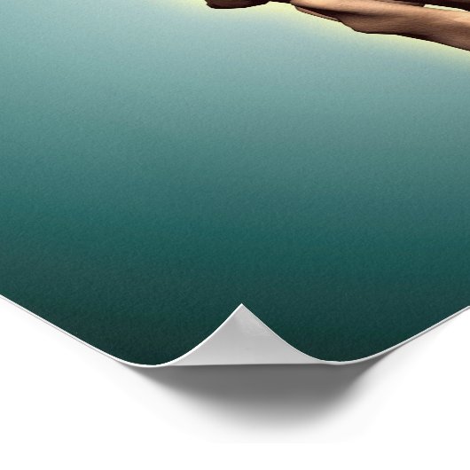 Conceptueel Afbeelding van de menselijke schedel,  Poster (Hoek)