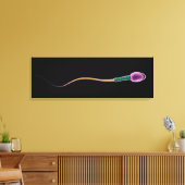 Conceptueel Afbeelding van de Sperm-anatomie Canvas Afdruk (Insitu (Woonkamer))