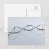 Conceptueel Afbeelding van DNA 1 Briefkaart (Voorkant / Achterkant)