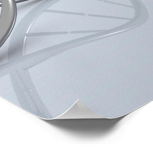 Conceptueel Afbeelding van DNA 1 Poster (Hoek)