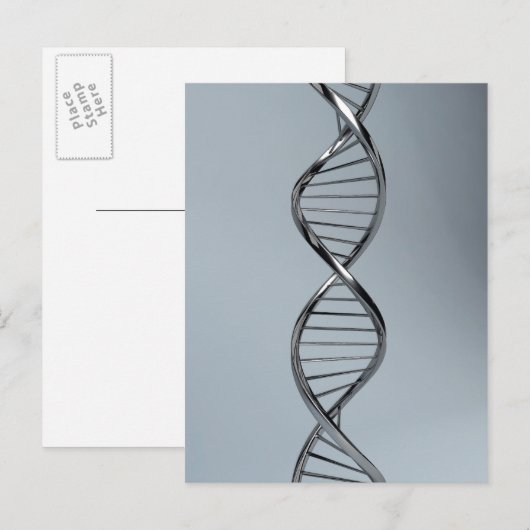 Conceptueel Afbeelding van DNA 2 Briefkaart (Voorkant / Achterkant)