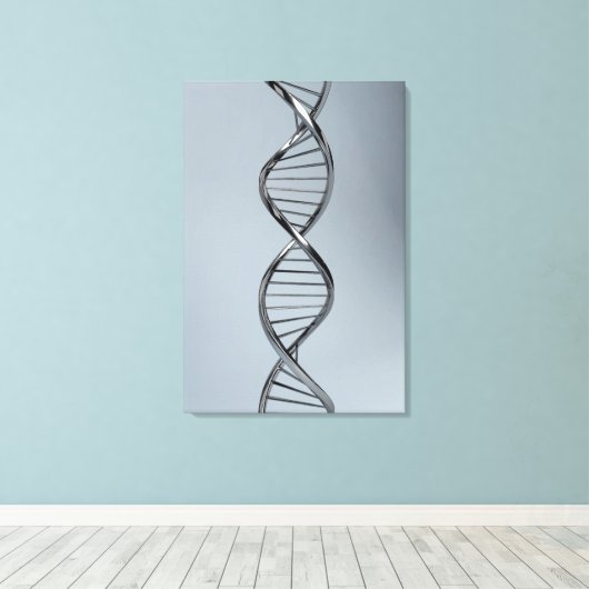 Conceptueel Afbeelding van DNA 2 Canvas Afdruk (Insitu (Houten vloer))