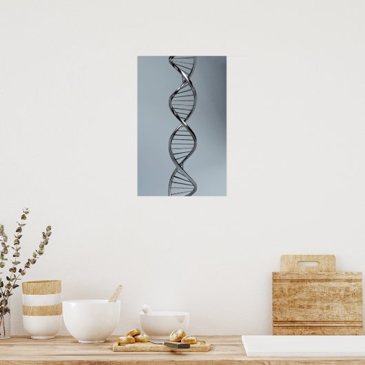 Conceptueel Afbeelding van DNA 2 Poster (Keuken)