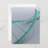 Conceptueel Afbeelding van DNA 3 Briefkaart (Voorkant / Achterkant)