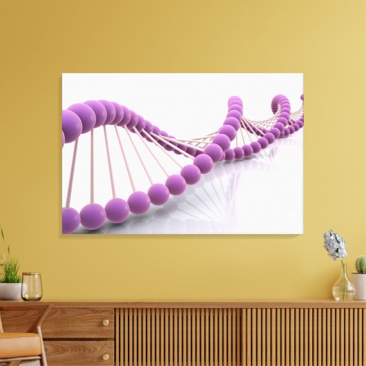 Conceptueel Afbeelding van DNA 4 Canvas Afdruk (Insitu (Woonkamer))
