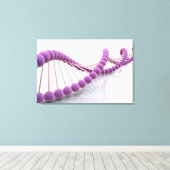 Conceptueel Afbeelding van DNA 4 Canvas Afdruk (Insitu (Houten vloer))