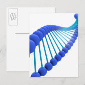 Conceptueel Afbeelding van DNA 5 Briefkaart (Voorkant / Achterkant)