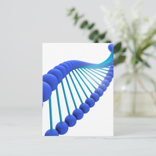 Conceptueel Afbeelding van DNA 5 Briefkaart (Staand voorkant)