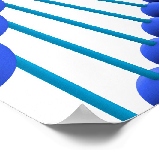 Conceptueel Afbeelding van DNA 5 Poster (Hoek)