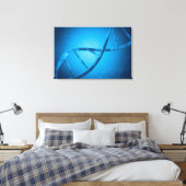 Conceptueel Afbeelding van DNA 6 Canvas Afdruk (Insitu (Slaapkamer))