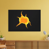 Conceptueel Afbeelding van een bloedplaatje Canvas Afdruk (Insitu (Woonkamer))