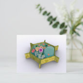 Conceptueel Afbeelding van een Plant cel Briefkaart (Staand voorkant)