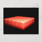 Conceptueel Afbeelding van eenvoudige cuboïdale ep Briefkaart (Voorkant)