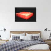 Conceptueel Afbeelding van eenvoudige cuboïdale ep Canvas Afdruk (Insitu (Slaapkamer))