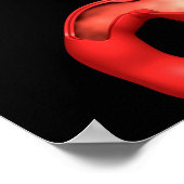 Conceptueel Afbeelding van eptische ulcera in buik Poster (Hoek)