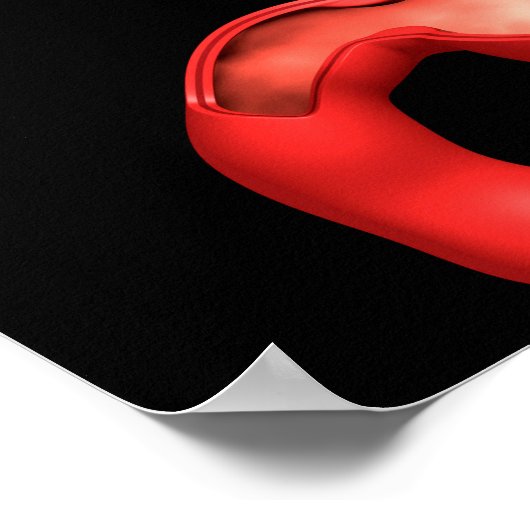 Conceptueel Afbeelding van eptische ulcera in buik Poster (Hoek)