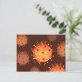 Conceptueel Afbeelding van griep dat griep veroorz Briefkaart (Staand voorkant)