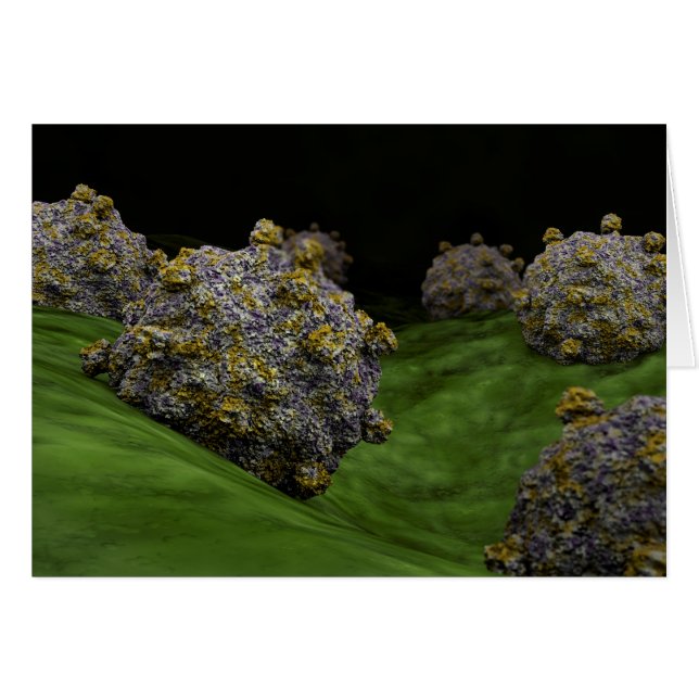 Conceptueel Afbeelding van het Coxsackievirus 1 (Voorkant Horizontaal)