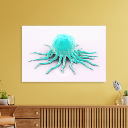 Conceptueel Afbeelding van het kankervirus 2 Canvas Afdruk (Insitu (Woonkamer))