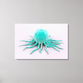 Conceptueel Afbeelding van het kankervirus 2 Canvas Afdruk (Voorkant)
