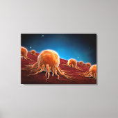 Conceptueel Afbeelding van het kankervirus 3 Canvas Afdruk (Voorkant)