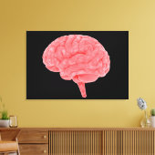 Conceptueel Afbeelding van het menselijk brein 4 Canvas Afdruk (Insitu (Woonkamer))